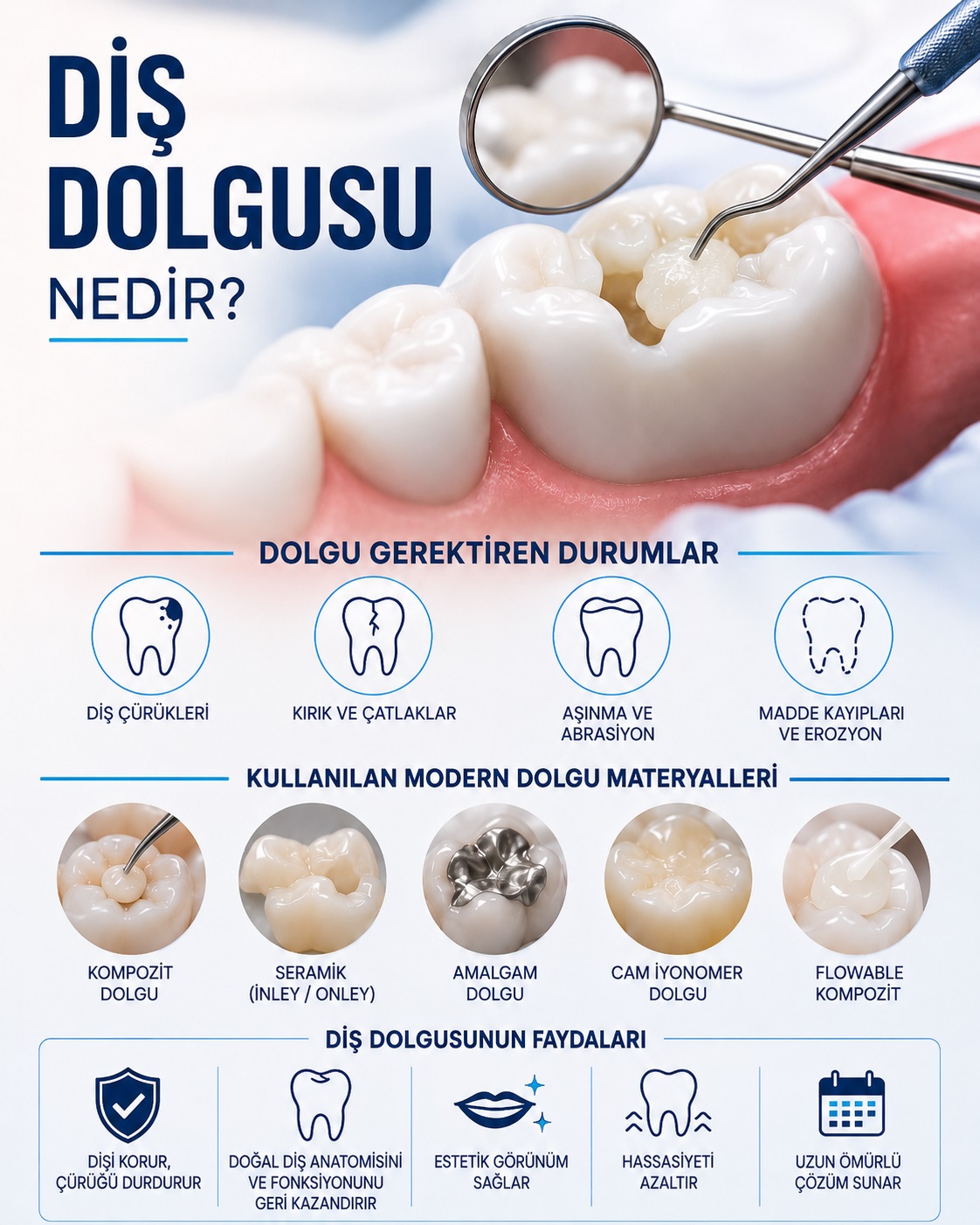 Diş Dolgusu1 Diş Dolgusu Hangi Durumlarda Gereklidir?