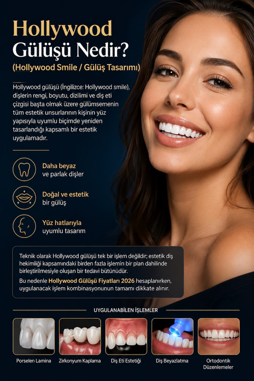 Hollywood Gülüşü Fiyatları 2026 — Zirkonyum mu, E-max mı