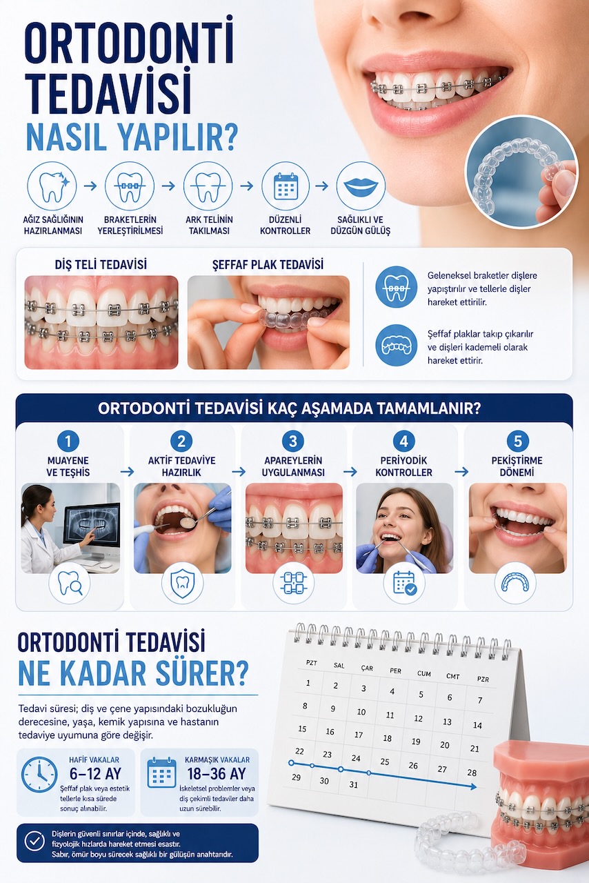 Ortodonti Tedavisi Nasıl Yapılır?
