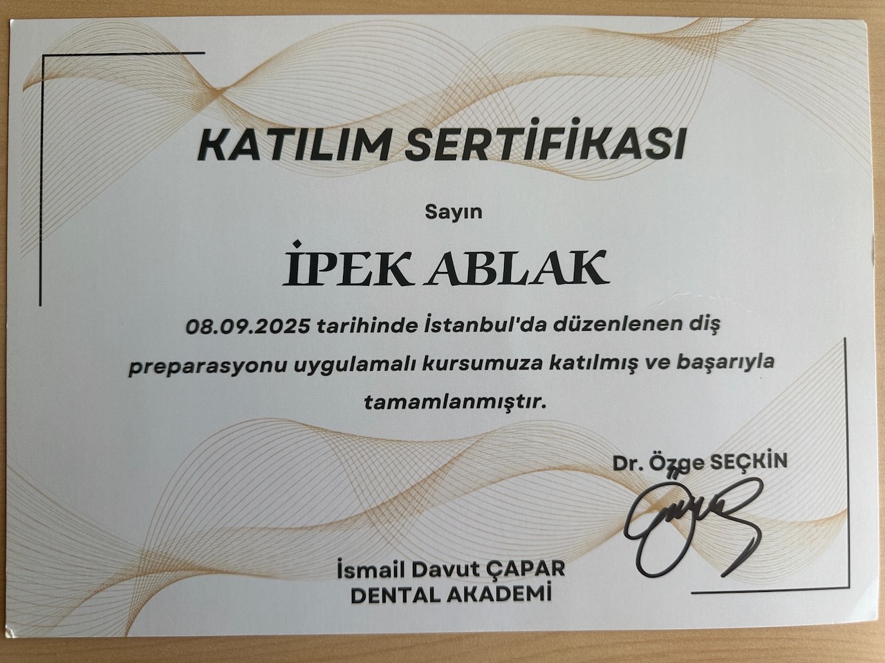 ipekablak-cert-1 Dt. İpek Ablak sertifika 1